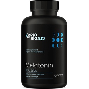 OstroVit Keep Sleep Melatonin, 300 Tablets - fitnesdobavki - 11,72 лв