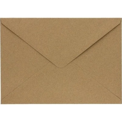Paper Design Obálka C5 přírodní - hnědá - 191311