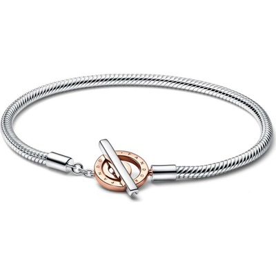 PANDORA Moments náramek Signature s logem a prvkem ve tvaru T 16 582309C00-16