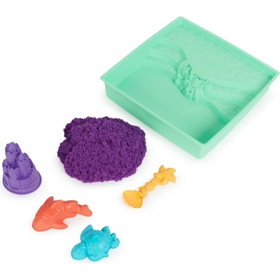 Kinetic Sand Sandbox Set fialová hrací písek