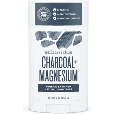 Schmidt's Naturals Active Charcoal + Magnesium deostick 58 ml