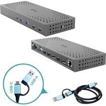 i-tec USB 3.0 / USB-C / Thunderbolt, 3x 4K Docking Station Gen 2 + Power Delivery 100W CATRIPLE4KDOCKPD2