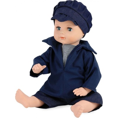 Petitcollin Baigneur 40 cm Marin modré oči