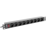 Lanberg 9 Plug 3m Switch (PDU-09E-0300-BK)