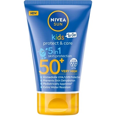 Nivea Sun Kids Protect & Care Sun Lotion 5 in 1 слънцезащитно мляко spf 50 за деца 50 мл