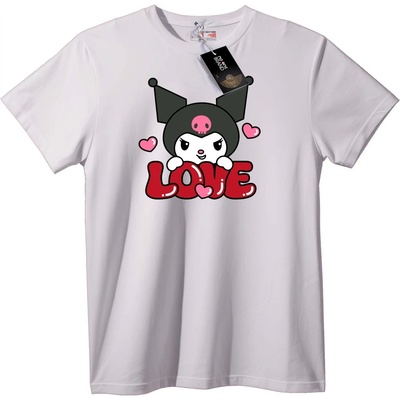 NOONEBRAND Тениска Любов към Черепа - 7XL, Black