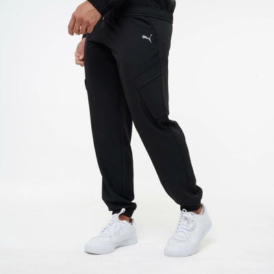 Puma pánske úpletové tepláky sivé