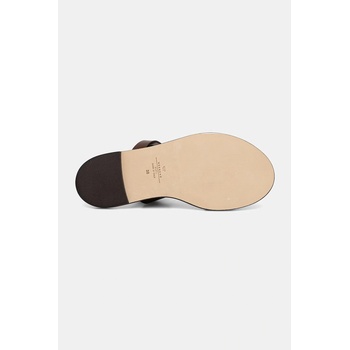 Weekend Max Mara сандали дамски от кожа Wkaasta (2615521075600.COCOA)