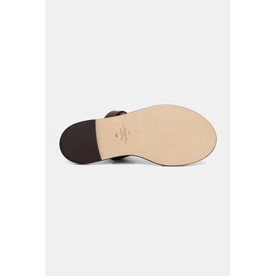 Weekend Max Mara сандали дамски от кожа Wkaasta (2615521075600.COCOA)