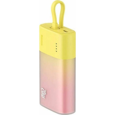 Baseus 5200 mAh PPKDC05I žlutá/růžová