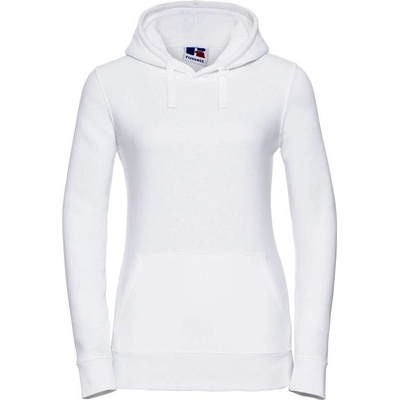 Russell dámska mikina s kapucňou Authentic biela