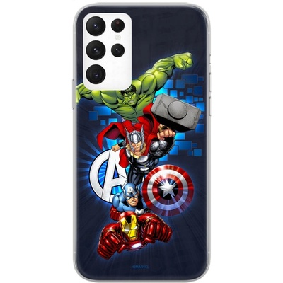 ERT GROUP Калъф Avengers за Samsung Galaxy S23 Ultra, Син (MPCAVEN253)