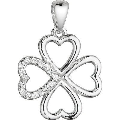 Evolution Group Stříbrný přívěsek čtyřlístek 14068.1