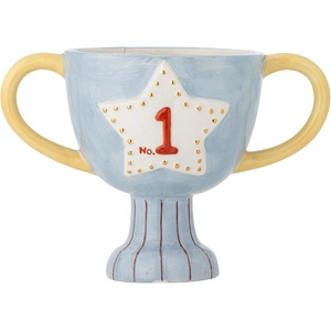 Bloomingville Керамично ръчно рисувано покритие за кашпа Trophy - Bloomingville Mini (82072620)
