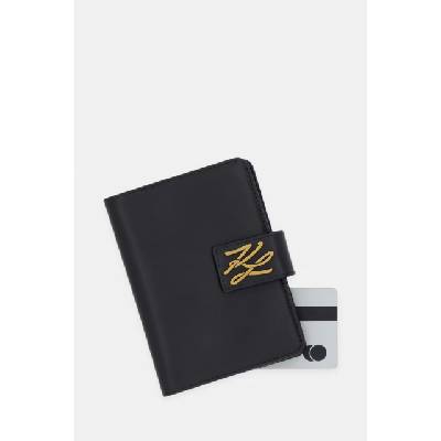 KARL LAGERFELD калъф за паспорт дамски от кожа K/AUTOGRAPH (B3W32085)