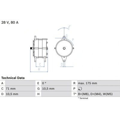Alternátor BOSCH 0 986 039 340 (0986039340)