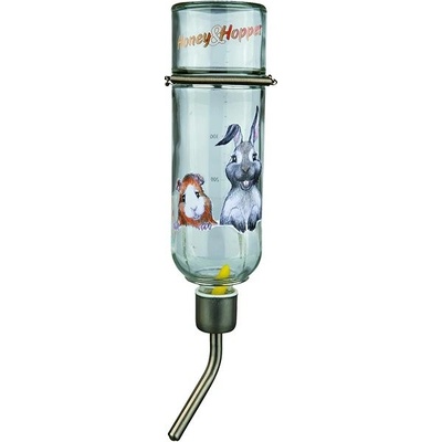 Trixie Honey & Hopper s kovovým napájadlom pre činčily a králiky 500 ml
