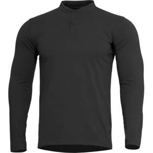 PENTAGON Romeo Henley 2.0 Тениска с дълъг ръкав, черна (K09016-2.0-01)