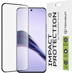 Techsuit Протектор за Realme 13 Pro / 13 Pro+ - 111D пълно покритие / пълно залепено стъкло / 3D извит екран - черен
