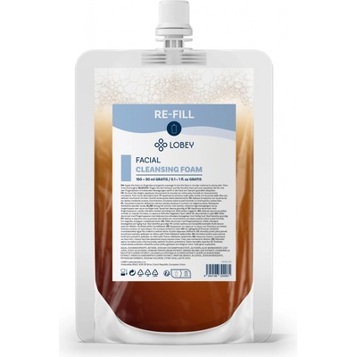 Lobey obličejová mycí pěna 150 ml + 30 ml náhradní náplň – Zboží Dáma