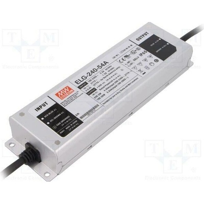 MEAN WELL ELG-240-54A Napájecí zdroj: spínaný; LED; 240W; 54VDC; 2,23÷4,45A; 100÷305VAC