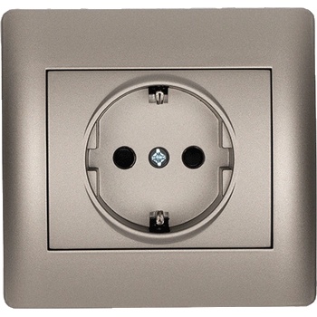 ELMARK Rhyme КОНТАКТ ШУКО СИВ МЕТАЛИК (11214)