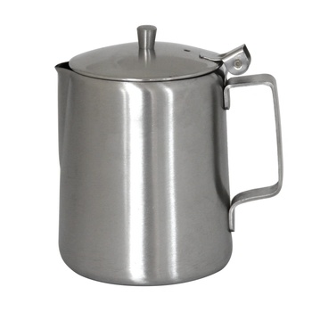 Image 1 of Horecano Иноксова каничка с капак за кафе конус 900мл (800507) (0171316)