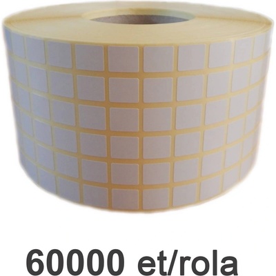 ZINTA Самозалепващи SGP етикети ZINTA 13х15 mm, 60 000 eт. /ролка, правоъгълни, бели (13X15X60000-SGP-6R)