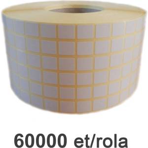 ZINTA Самозалепващи SGP етикети ZINTA 13х15 mm, 60 000 eт. /ролка, правоъгълни, бели (13X15X60000-SGP-6R)