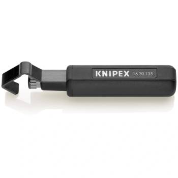 KNIPEX Кабелен нож, за изолация Ø6-29мм, черна ръкохватка 135мм, с (k1630135sb)