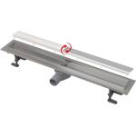 Alcadrain - Линеен сифон, Double Fit and Go 75 cm, включително решетка, неръждаема стомана APZ13-DOUBLE9-750 (APZ13-DOUBLE9-750)