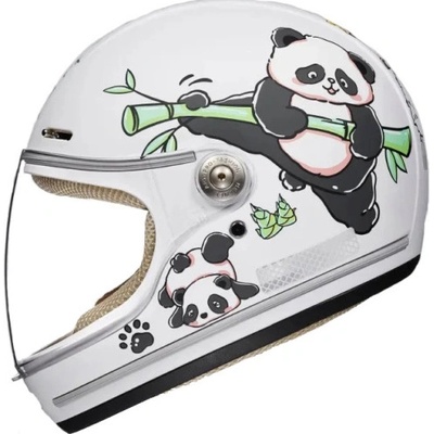 Dětská helma na elektrokoloběžku a kolo (46–52 cm) (Panda)