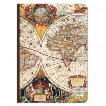 Lastva Бележник Lastva Retro media A5 твърди корици 104 листа