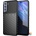 Samsung Galaxy S21 FE/S21 Fan Edition Удароустойчив Twill Texture Калъф и Протектор