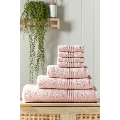 Homelife Egyptian Cotton Face Cloths 4 Pack - Blush Pink