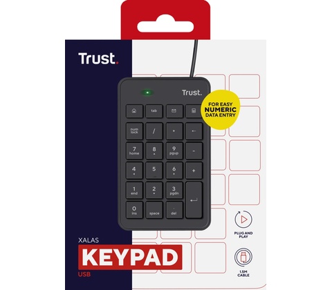 Trust Xalas USB Numeric Keypad 22221
