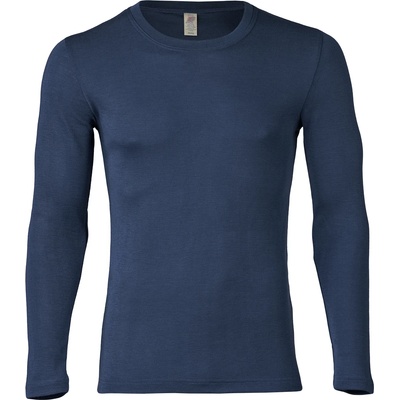 Engel Мъжко копринено термобельо Engel Shirt L/S Merino base layer - Marine - размер 50/52 (EU) (014-0745-0412)