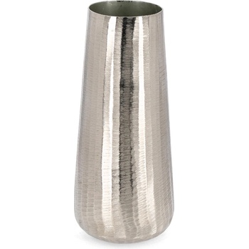 Bizzotto ДЕКОРАТИВНА КАШПА chisel 34cm СРЕБРО (0184272)