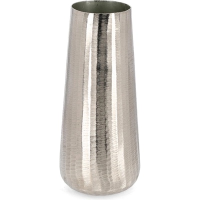 Bizzotto ДЕКОРАТИВНА КАШПА chisel 34cm СРЕБРО (0184272)