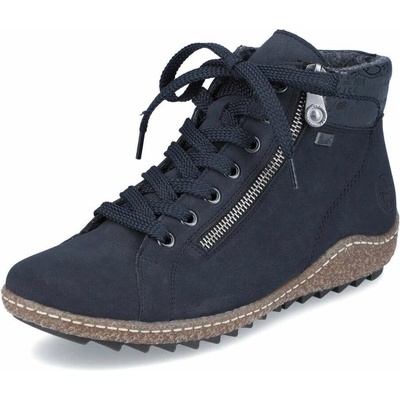 Rieker dámská kotníková obuv L7502-14 modrá – Zbozi.Blesk.cz