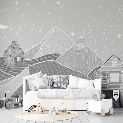 Art gift Детски фототапет - Нощна поезия