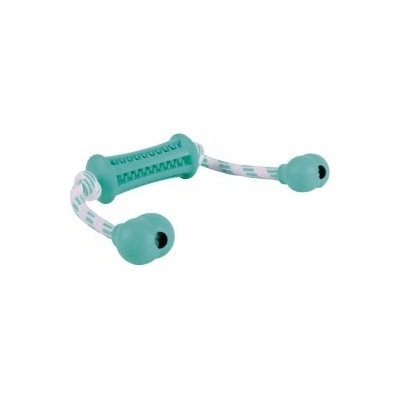 HipHop Dog Hračka pre psa Denta Curler s lanom mätový9 cm 34 cm