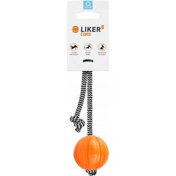 Liker Preťahovadlo pre psov Cord priemer 7 cm oranžová