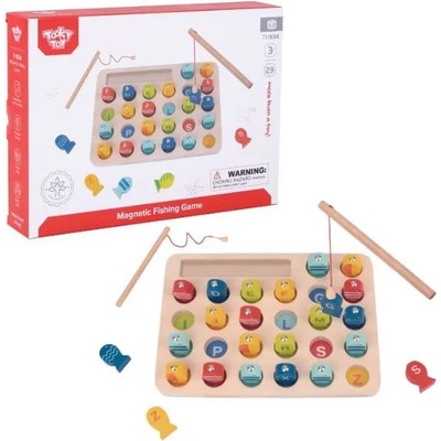 Tooky Toy Tooky Toy: Магнитна дървена игра с риболов (TH934)