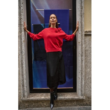 Moodo Суитшърт с роза в червено Moodo Moodo | Cherven | ЖЕНИ | XS