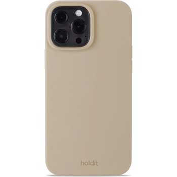 Holdit Калъф Holdit - Silicone, iPhone 13 Pro Max, Latte Beige (7330985157615)