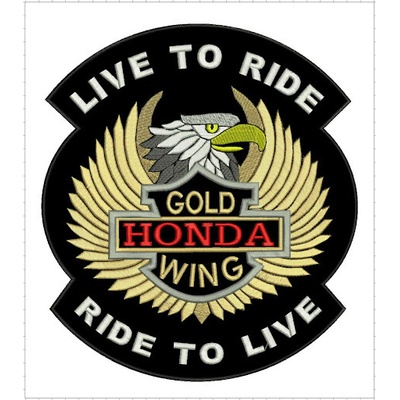 Nášivka LTR Honda Gold Wing veľká