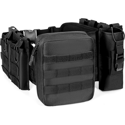 Черна мъжка чанта - колан