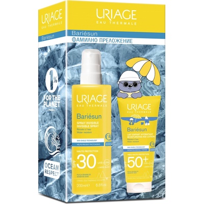 Uriage Промо фамилен пакет Uriage - Спрей Bariesun SPF30 200 ml, лосион за деца SPF50 100ml
