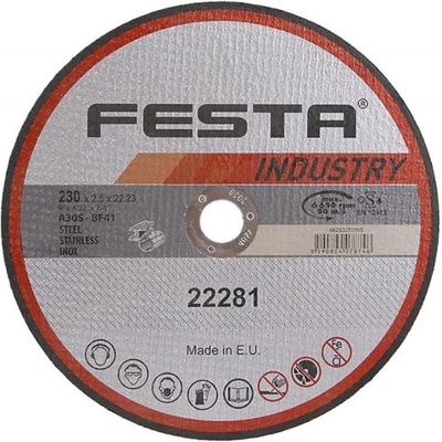 Festa Kotúč rezný 230 x 2,5 x 22,2 mm 22281